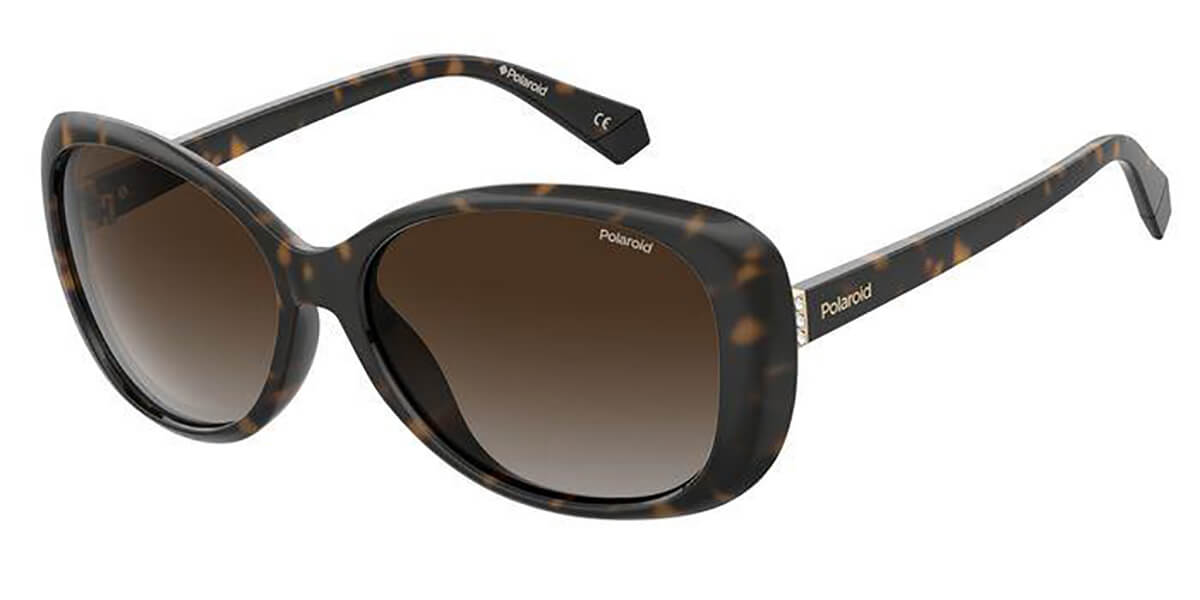 Image of Polaroid PLD 4097/S 086/LA 58 Lunettes De Soleil Femme Tortoiseshell FR