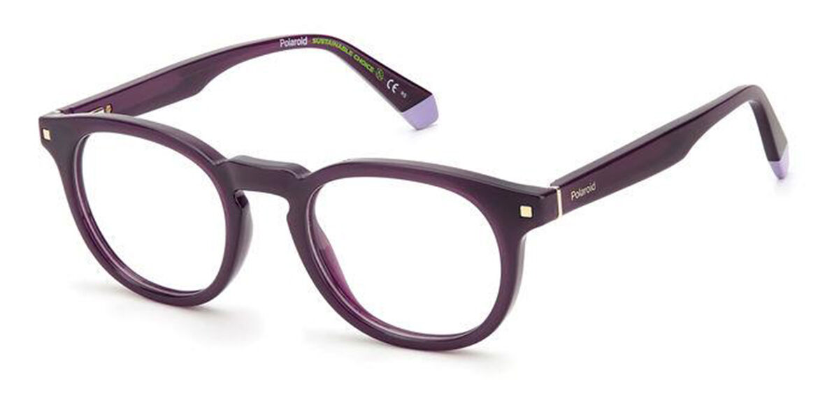 Image of Polaroid PLD D435 B3V Óculos de Grau Purple Feminino PRT