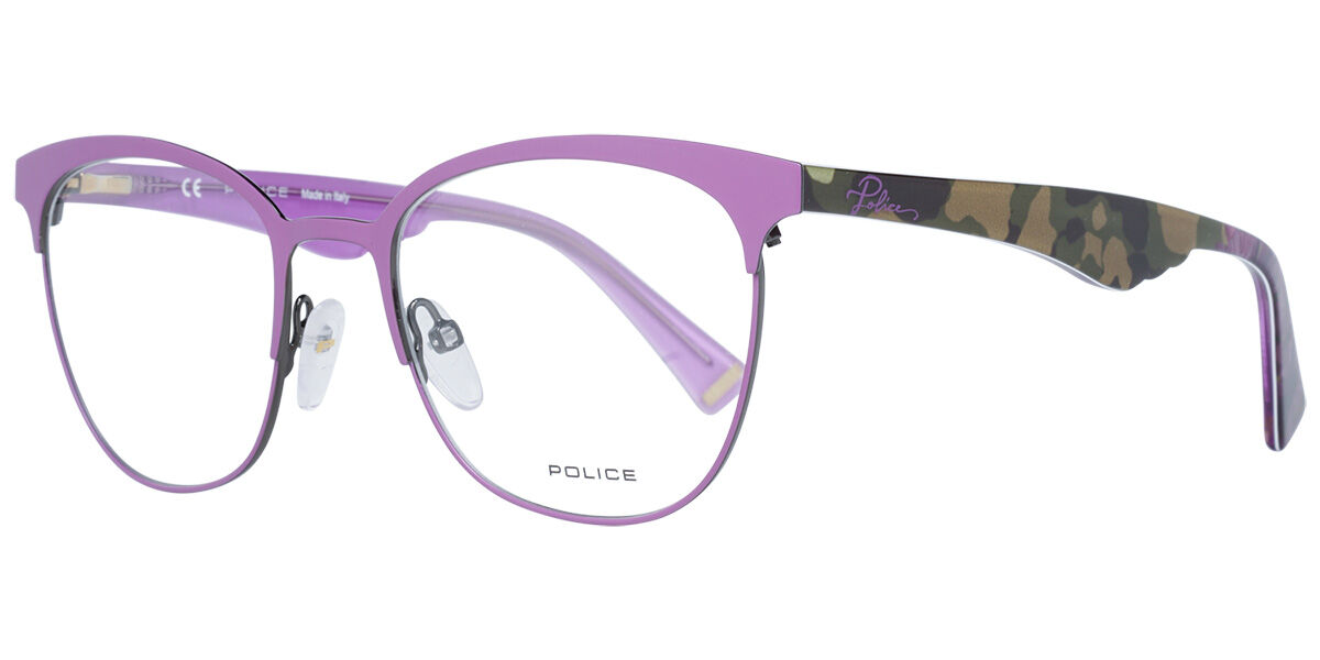Image of Police PL417M 08PP Óculos de Grau Purple Feminino PRT