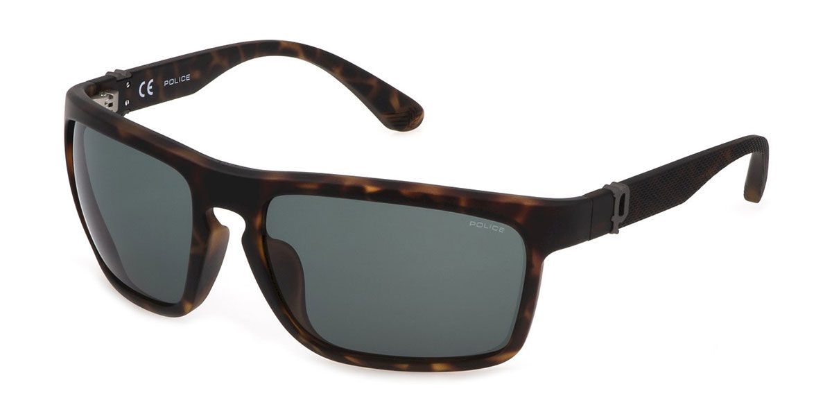 Image of Police SPLF63 0878 63 Lunettes De Soleil Homme Tortoiseshell FR