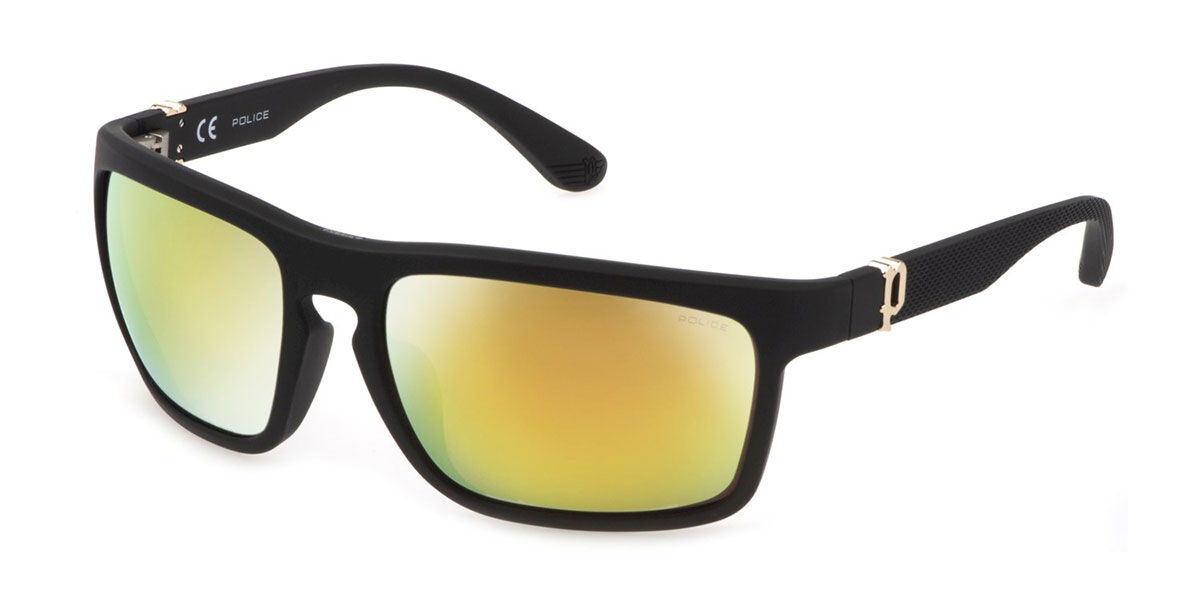 Image of Police SPLF63 U28G 63 Lunettes De Soleil Homme Noires FR