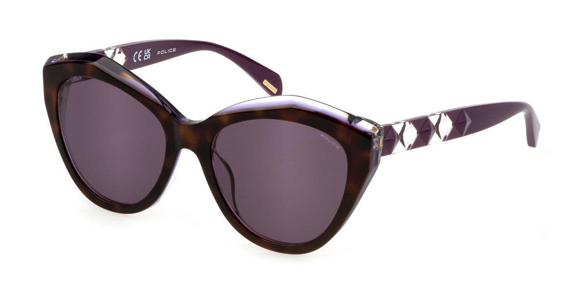 Image of Police SPLL35 HEDRON 1 0993 Óculos de Sol Feminino Tortoiseshell BRLPT