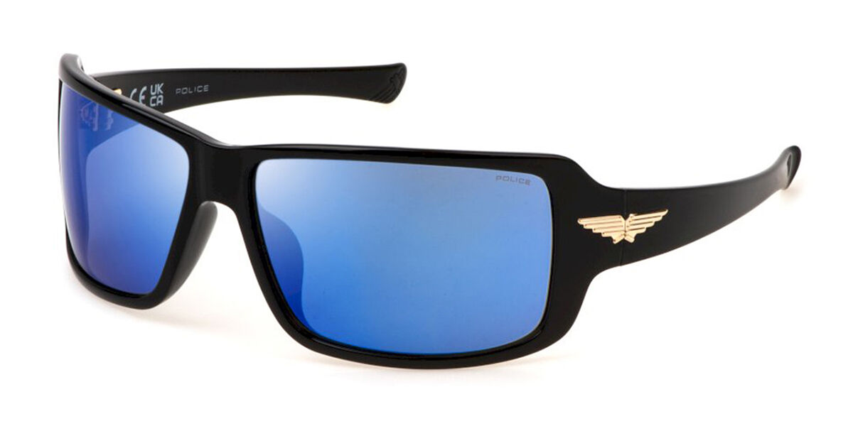 Image of Police SPLN37 TAILWIND 5 0Z42 Óculos de Sol Masculino Pretos BRLPT