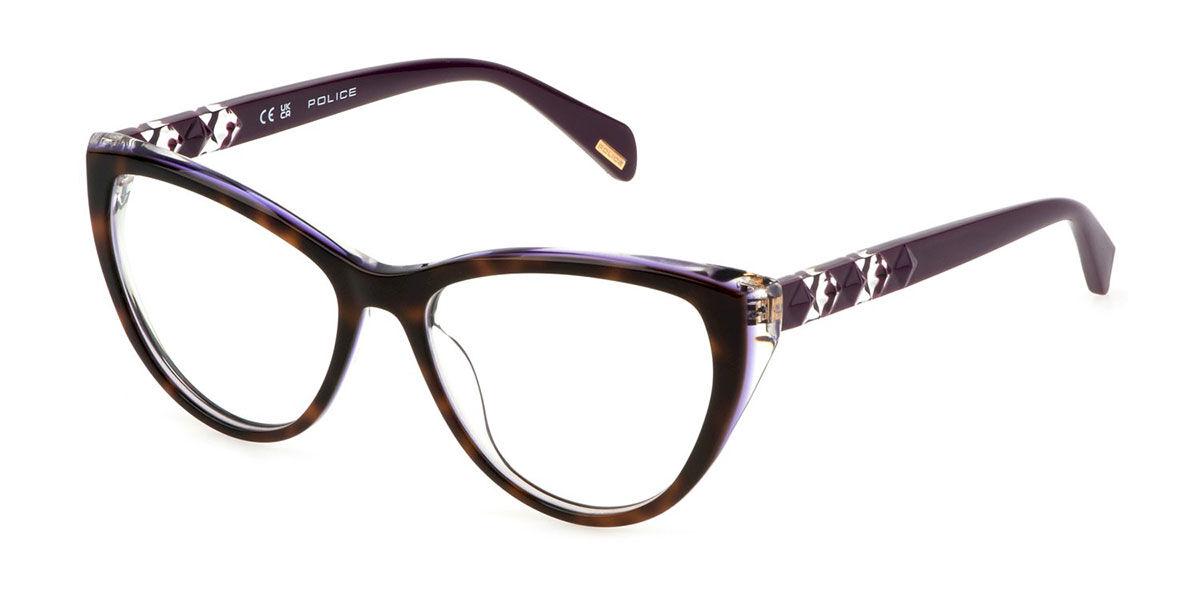 Image of Police VPLL31 HEDRON 3 0993 Óculos de Grau Tortoiseshell Feminino PRT