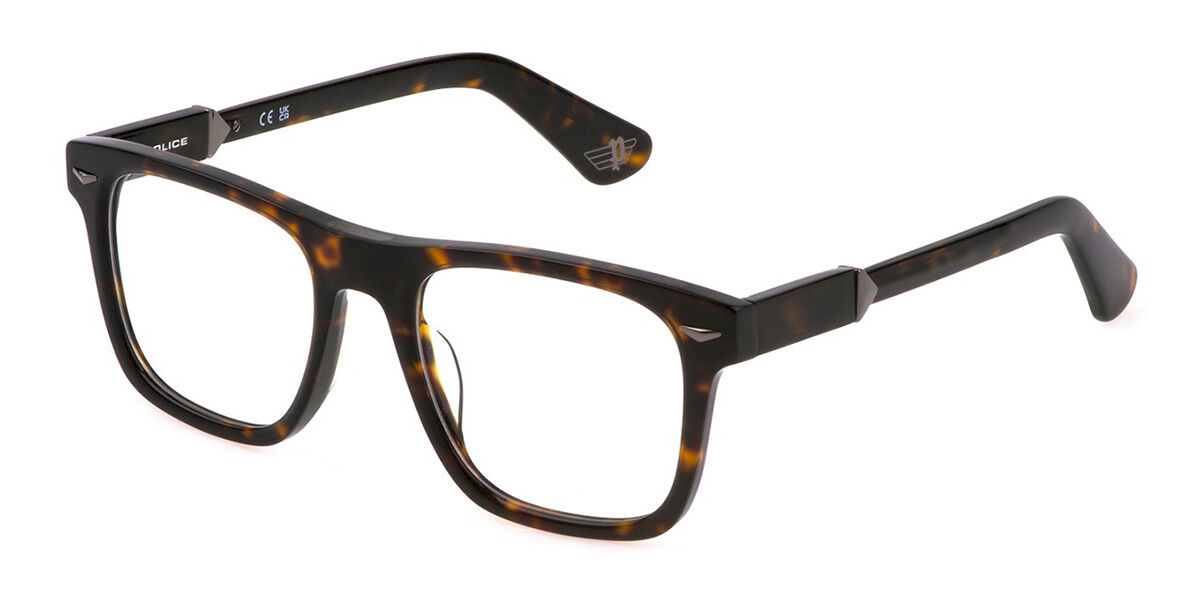 Image of Police VPLL72 MONUMENT 4 0722 Óculos de Grau Tortoiseshell Masculino PRT