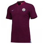 Image of Polo Manchester City FC Nike Authentic Grand Slam 2017-2018 (True Berry) 273821 FR