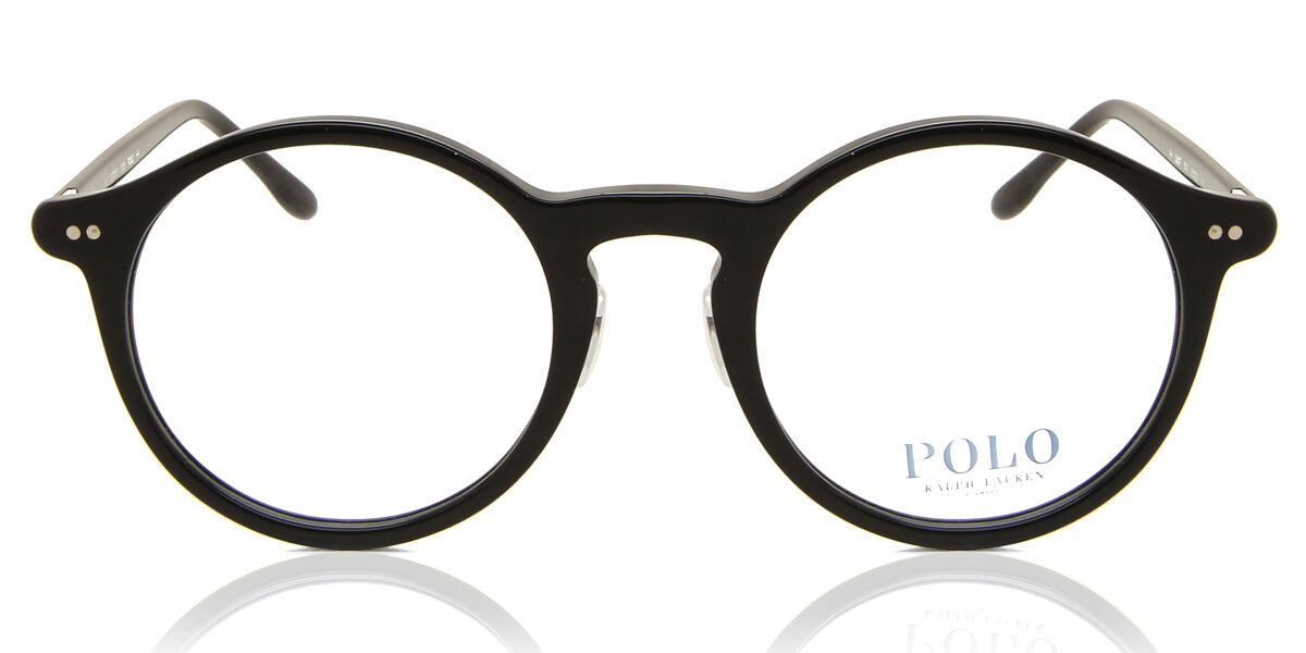 Image of Polo Ralph Lauren PH2260F Asian Fit 5001 50 Svarta Glasögon (Endast Båge) Män SEK