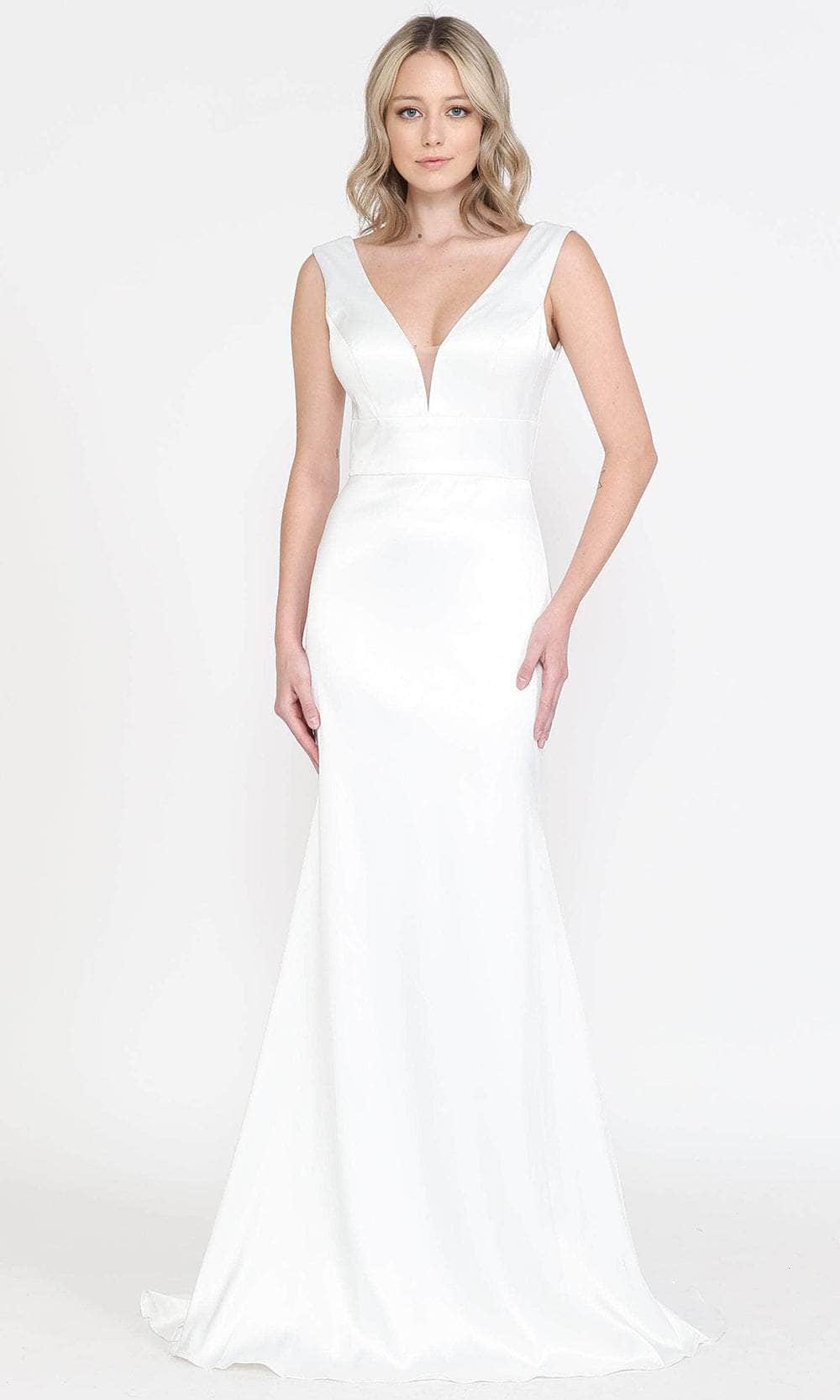 Image of Poly USA 8502 - Sleeveless Empire Bridal Dress