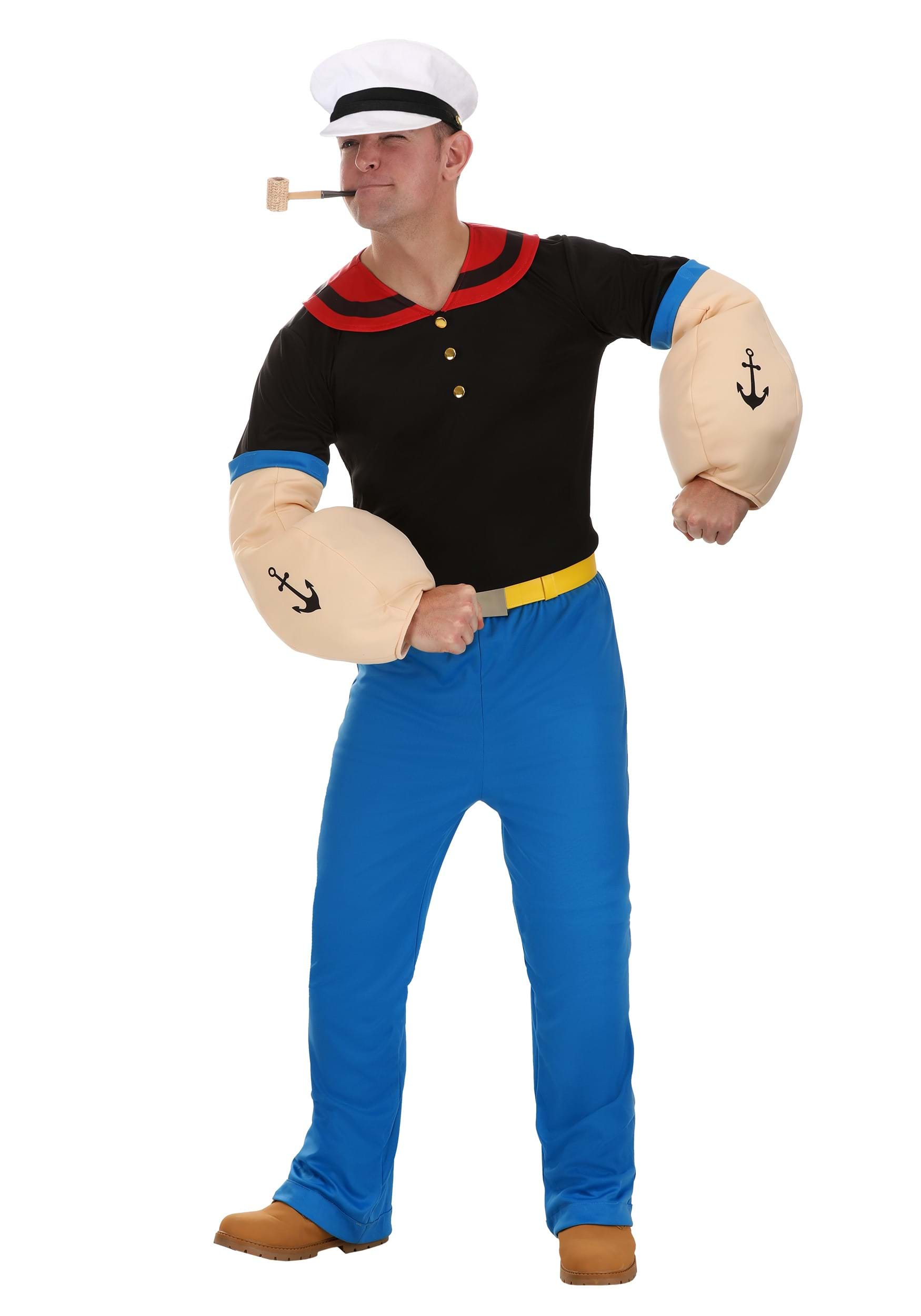 Image of Popeye Costume for Adults | Cartoon Character Costumes ID FUN5255AD-M