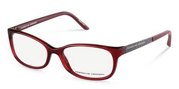 Image of Porsche Design P8247 D Óculos de Grau Vermelhos Feminino PRT