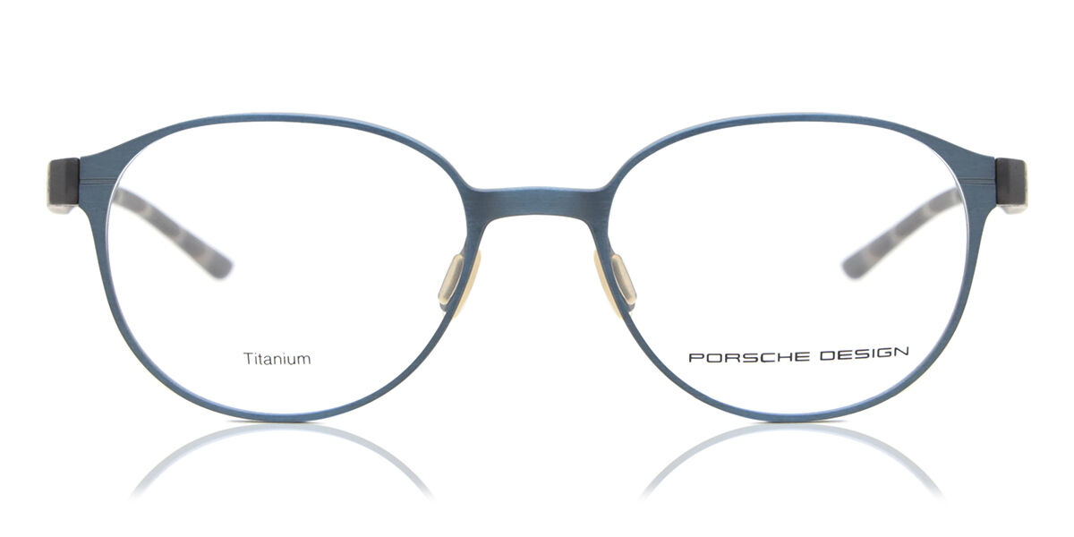 Image of Porsche Design P8345 E 50 Blåa Glasögon (Endast Båge) Män SEK