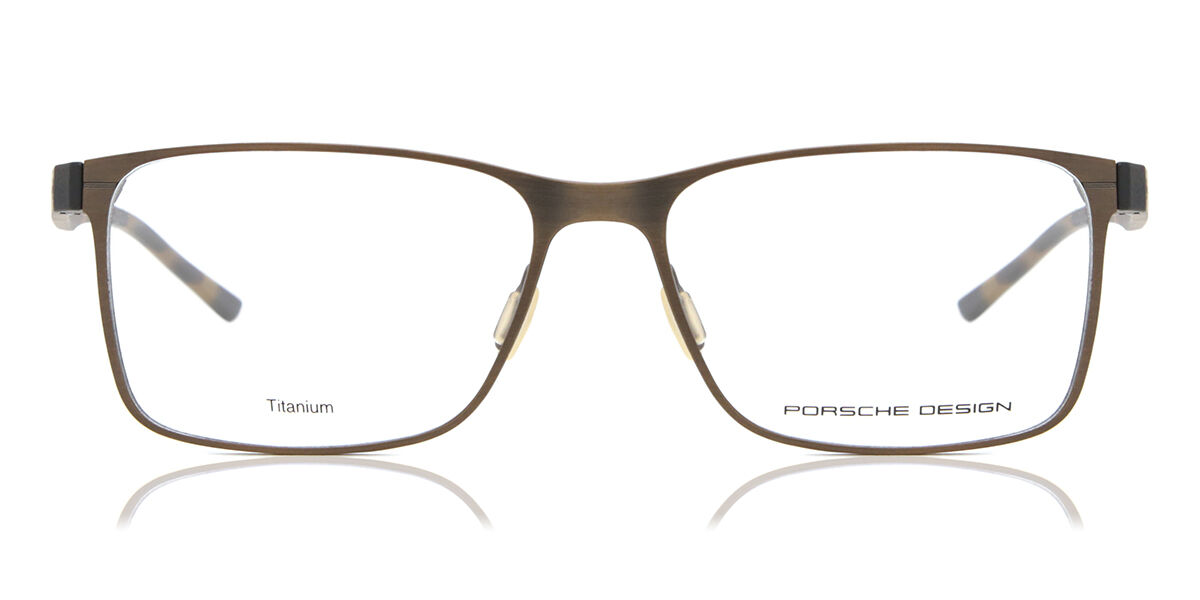 Image of Porsche Design P8346 E 57 Bruna Glasögon (Endast Båge) Män SEK