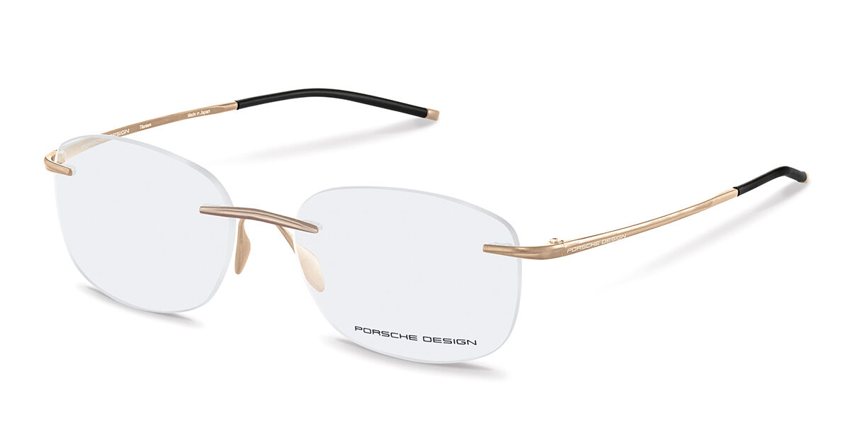 Image of Porsche Design P8362 D 51 Złote Męskie Okulary Korekcyjne PL