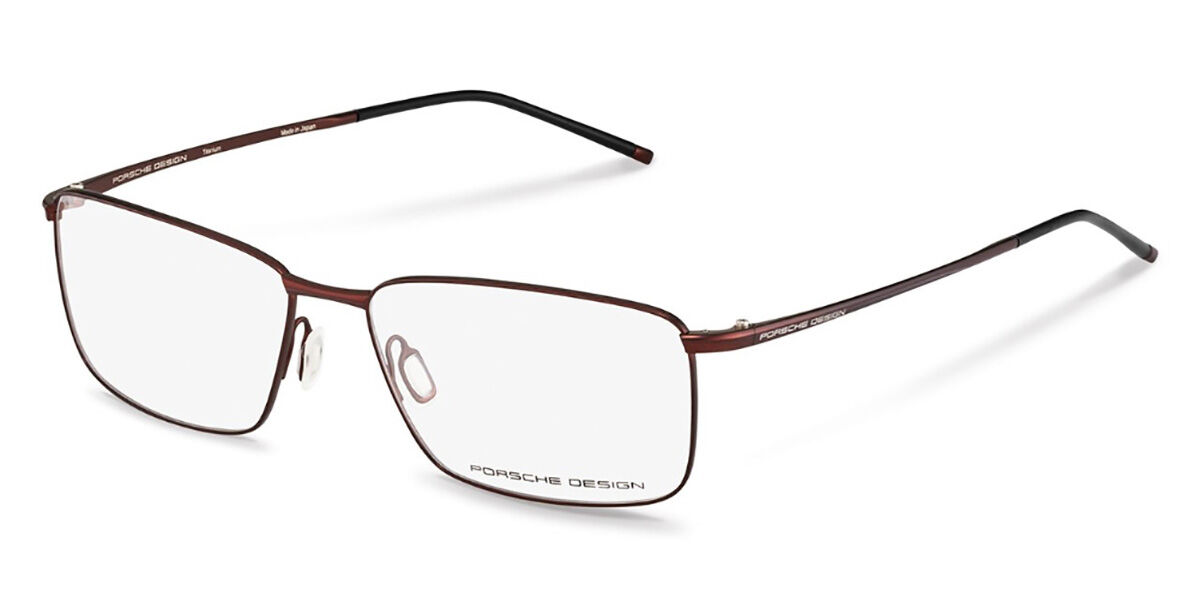 Image of Porsche Design P8364 D 55 Czerwone Męskie Okulary Korekcyjne PL