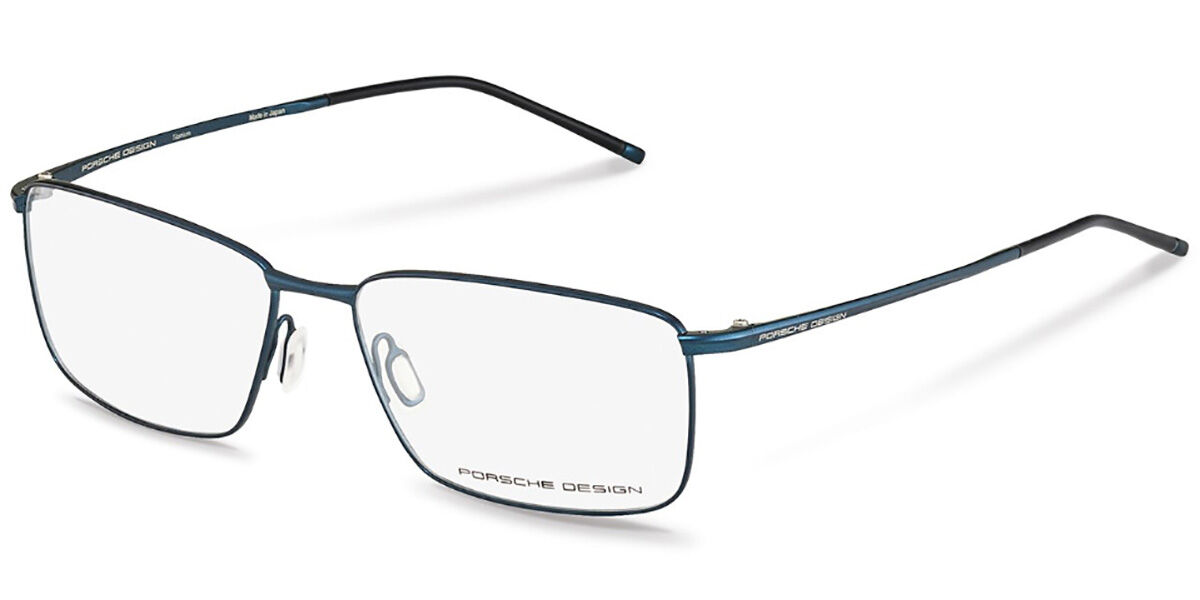 Image of Porsche Design P8364 E 57 Blåa Glasögon (Endast Båge) Män SEK