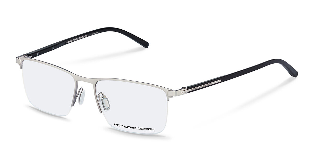 Image of Porsche Design P8371 B 54 Srebrne Męskie Okulary Korekcyjne PL