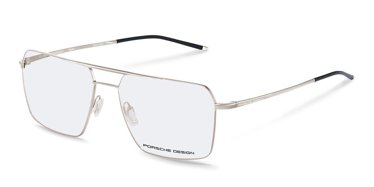 Image of Porsche Design P8386 B 57 Silvriga Glasögon (Endast Båge) Män SEK