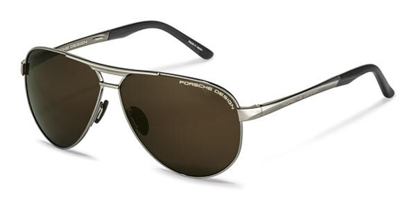 Image of Porsche Design P8649 D 62 Lunettes De Soleil Homme Grises FR