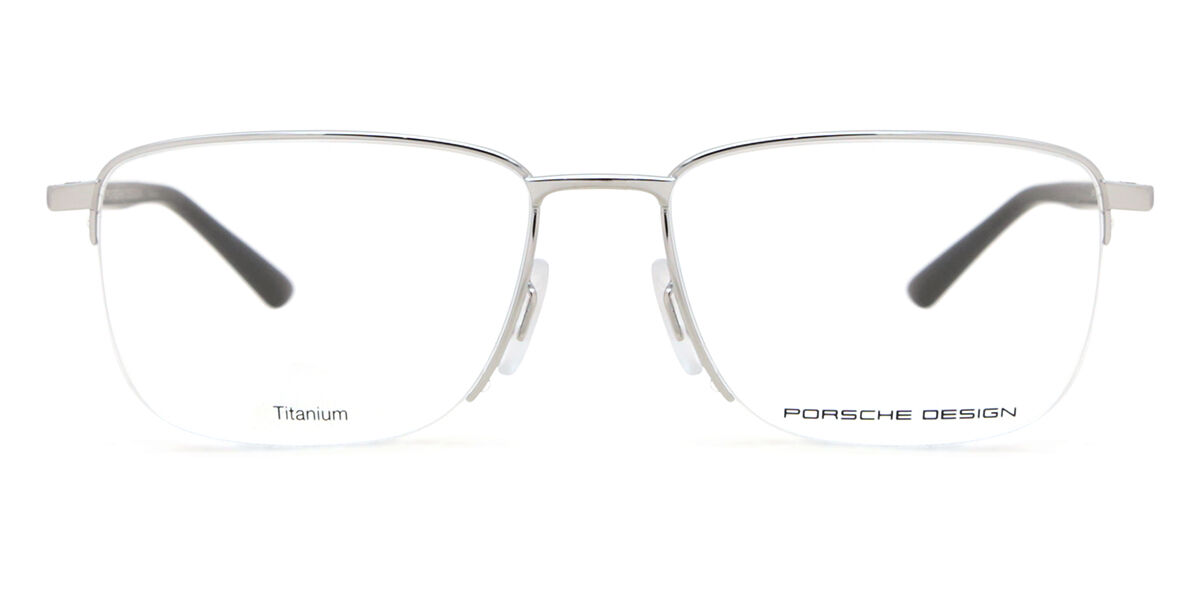 Image of Porsche Design P8730 B 54 Srebrne Męskie Okulary Korekcyjne PL