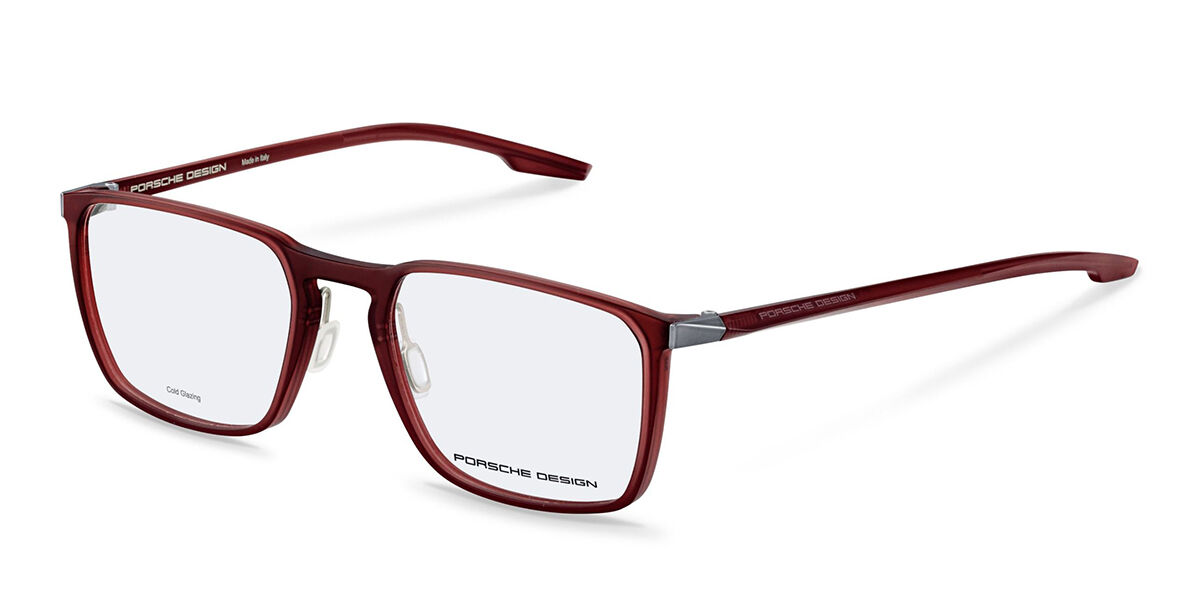 Image of Porsche Design P8732 C 55 Czerwone Męskie Okulary Korekcyjne PL