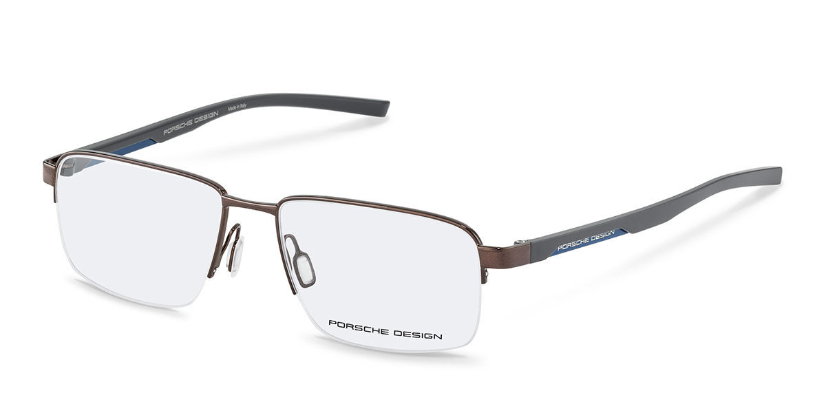 Image of Porsche Design P8747 D Óculos de Grau Marrons Masculino BRLPT