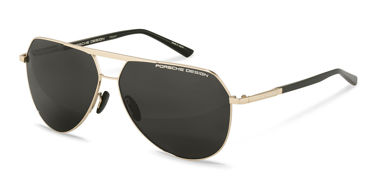 Image of Porsche Design P8931 C 63 Lunettes De Soleil Homme Dorées FR