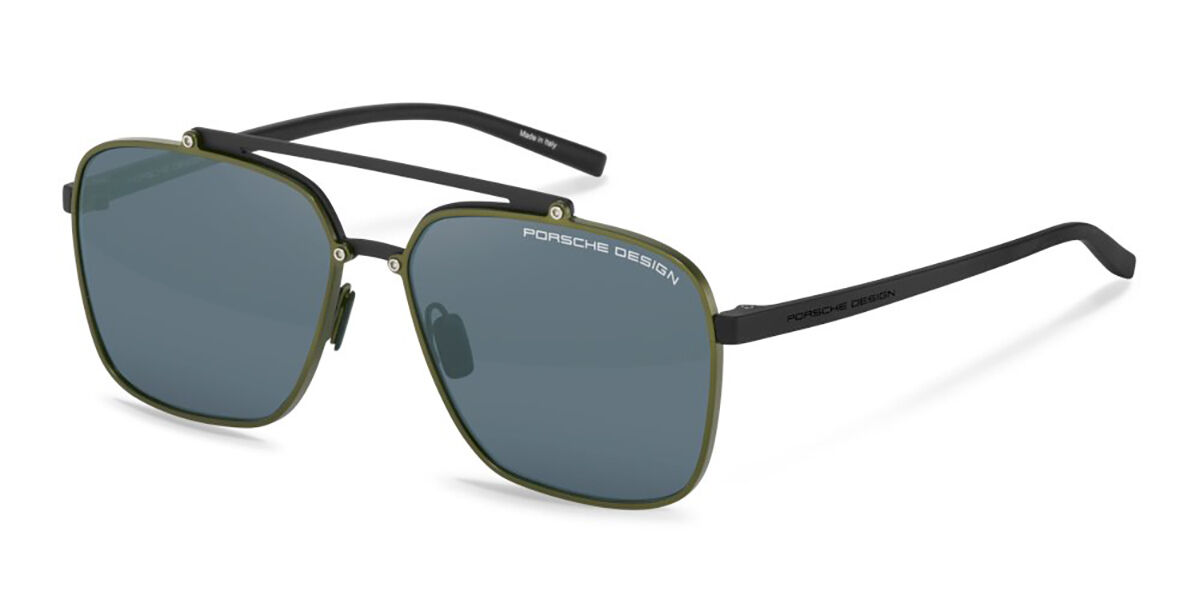 Image of Porsche Design P8937 E267 Óculos de Sol Verdes Masculino PRT