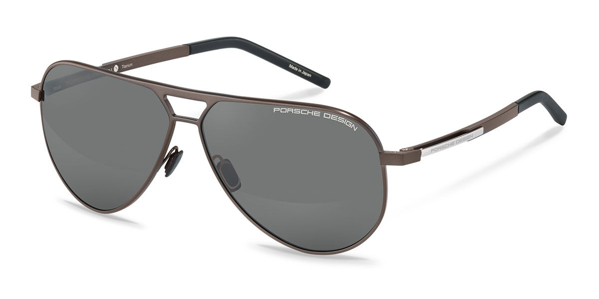 Image of Porsche Design P8942 Polarized D Óculos de Sol Marrons Masculino PRT