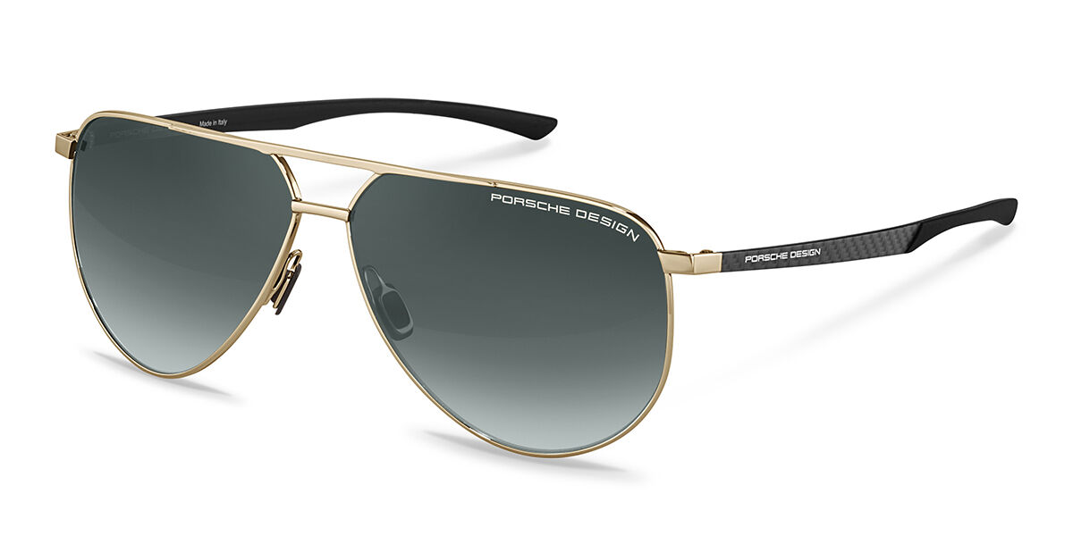 Image of Porsche Design P8962 D 64 Lunettes De Soleil Homme Dorées FR