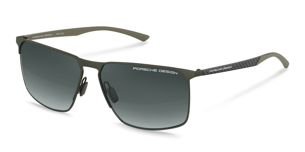 Image of Porsche Design P8964 C 61 Lunettes De Soleil Homme Vertes FR