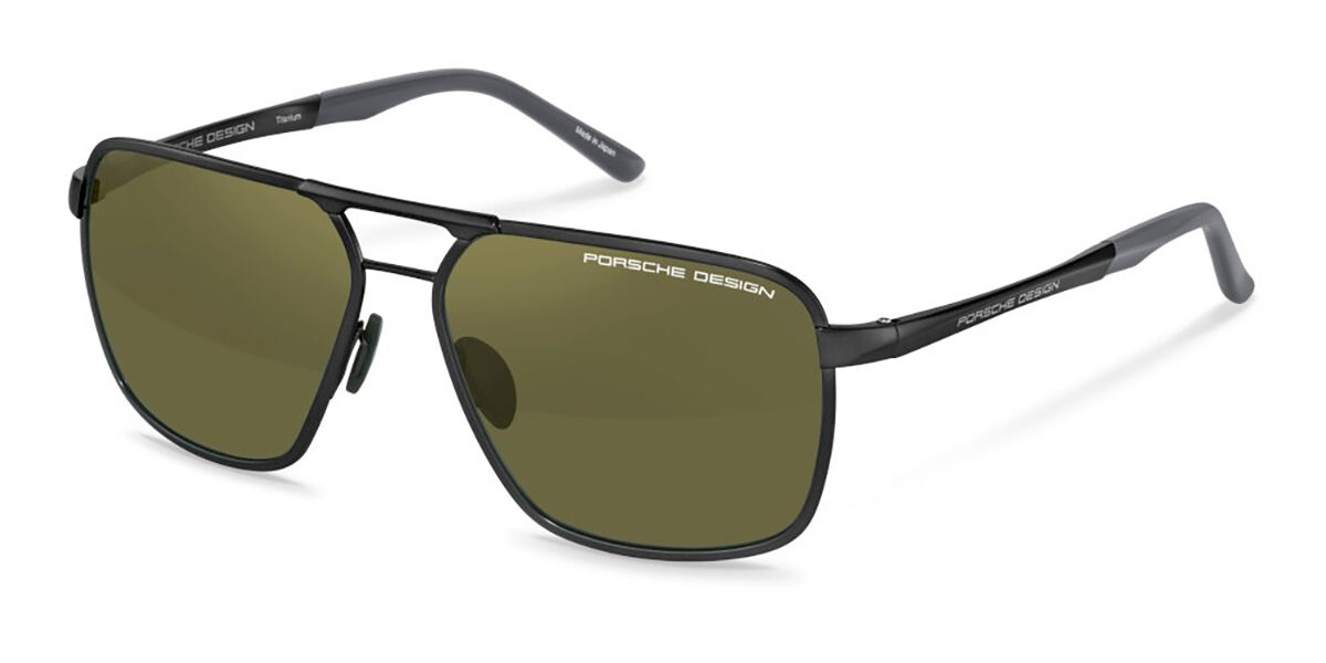 Image of Porsche Design P8966 Polarized A417 61 Svarta Solglasögon Män SEK