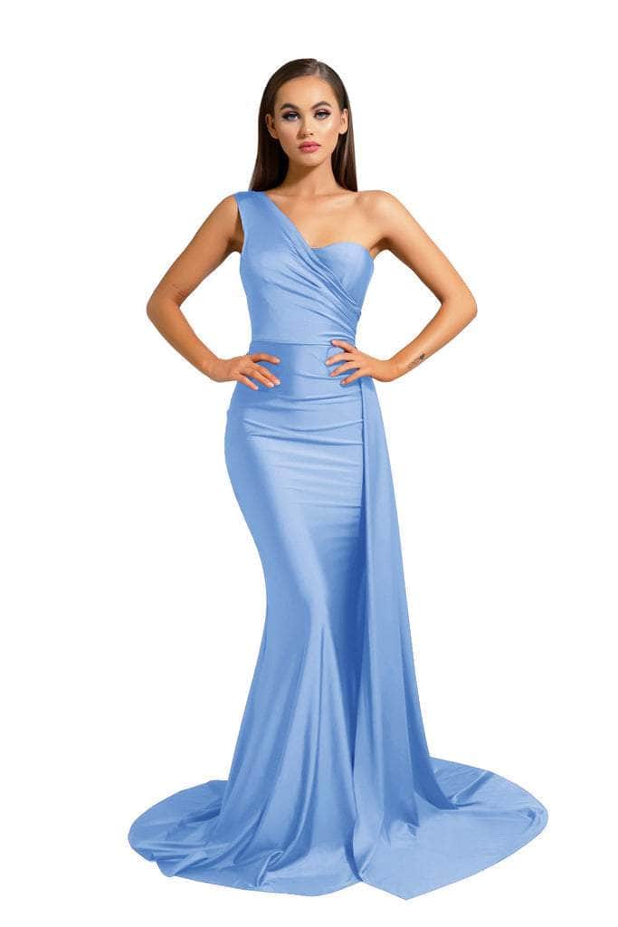 Image of Portia and Scarlett - PS6321 One Shoulder Ruched Long Dress