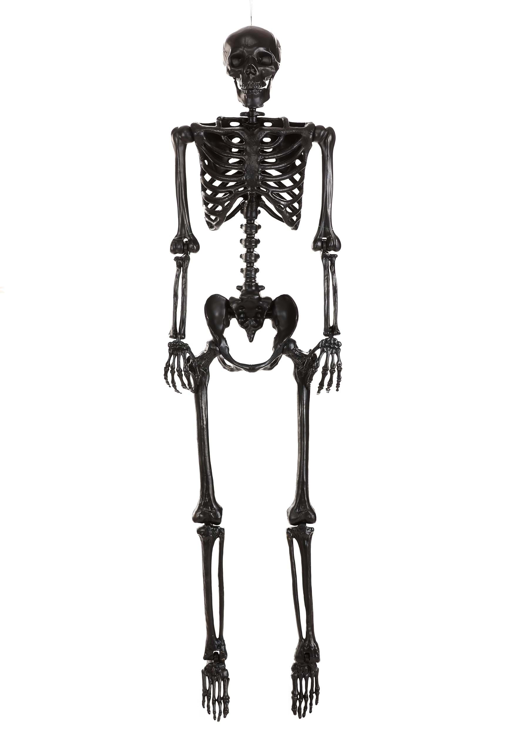 Image of Poseable Crazy Bones Skeleton in Black Halloween Prop ID FUN6580-ST