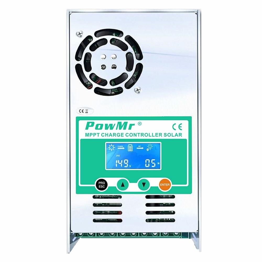 Image of PowMr MPPT 60A Solar Charge and Discharge Controller 12V 24V 36V 48V Auto for Max PV 190VDC Lead Acid Lithium Battery