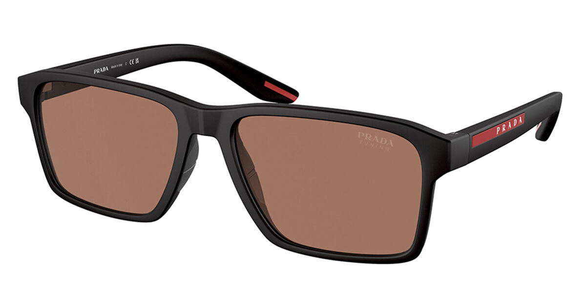 Image of Prada Linea Rossa PS05YS DG050A 58 Czarne Męskie Okulary Przeciwsłoneczne PL