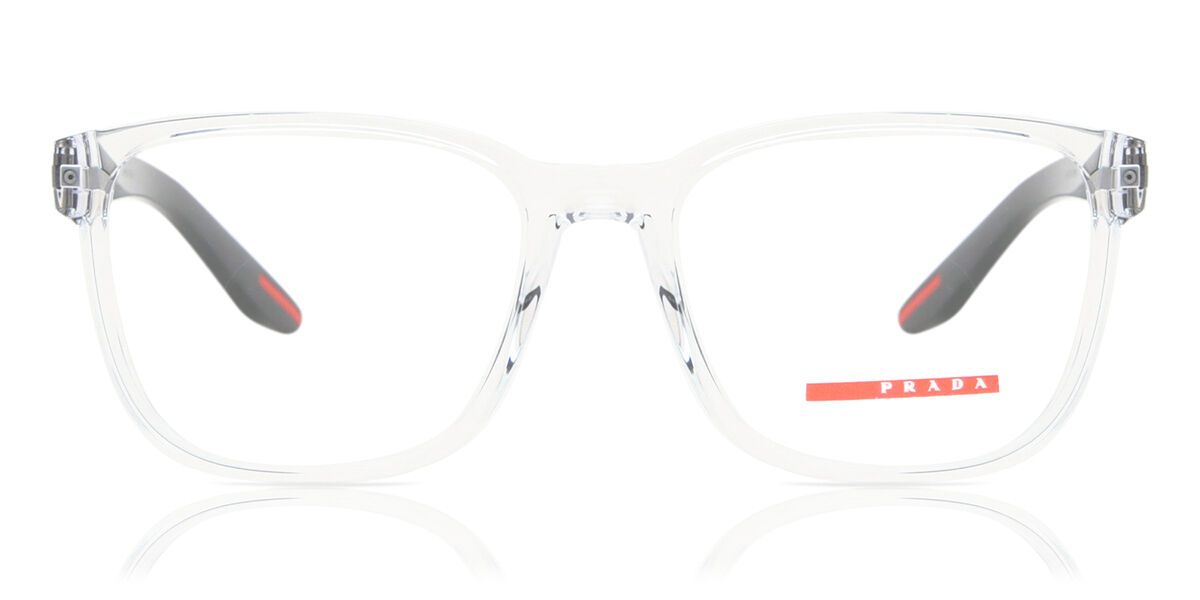 Image of Prada Linea Rossa PS06PV 2AZ1O1 55 Genomskinliga Glasögon (Endast Båge) Män SEK