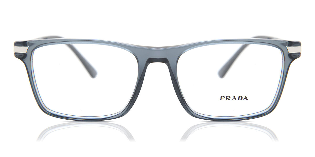 Image of Prada PR 01WV 01G1O1 52 Szare Meskie Okulary Korekcyjne PL