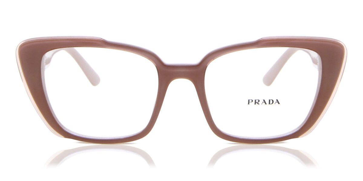 Image of Prada PR 01YV 07V1O1 Óculos de Grau Marrons Feminino BRLPT