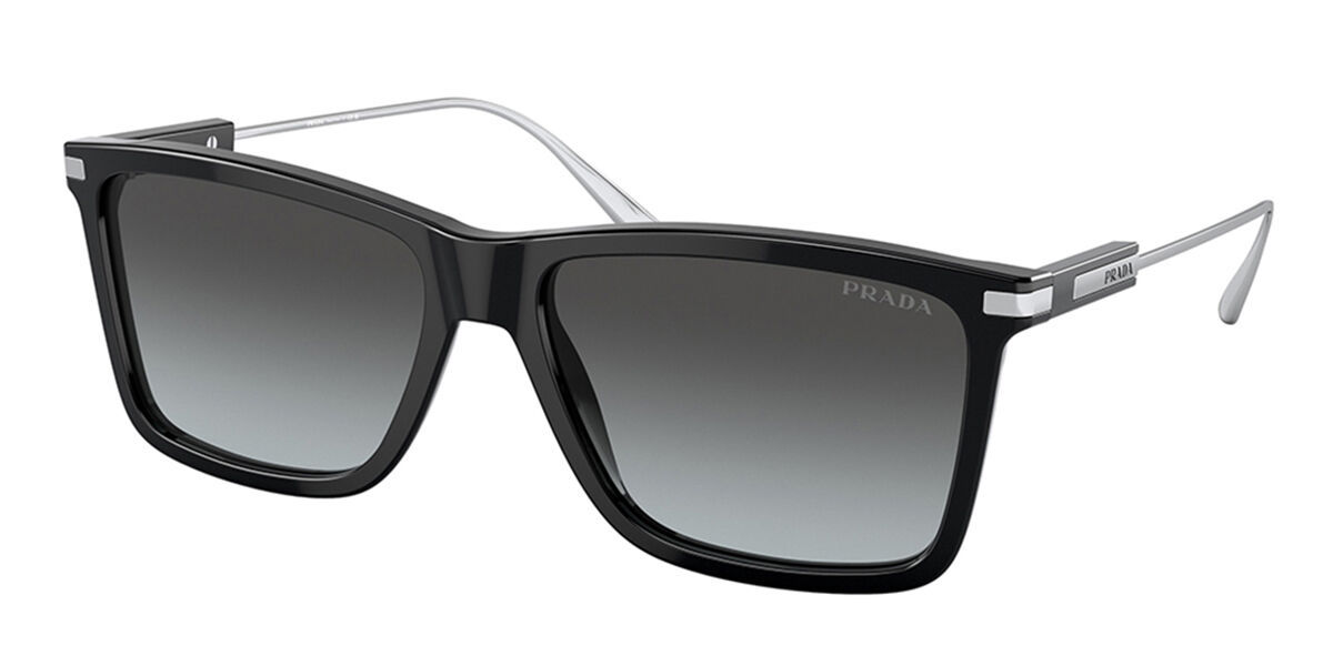 Image of Prada PR 01ZS 1AB06T Óculos de Sol Pretos Masculino PRT