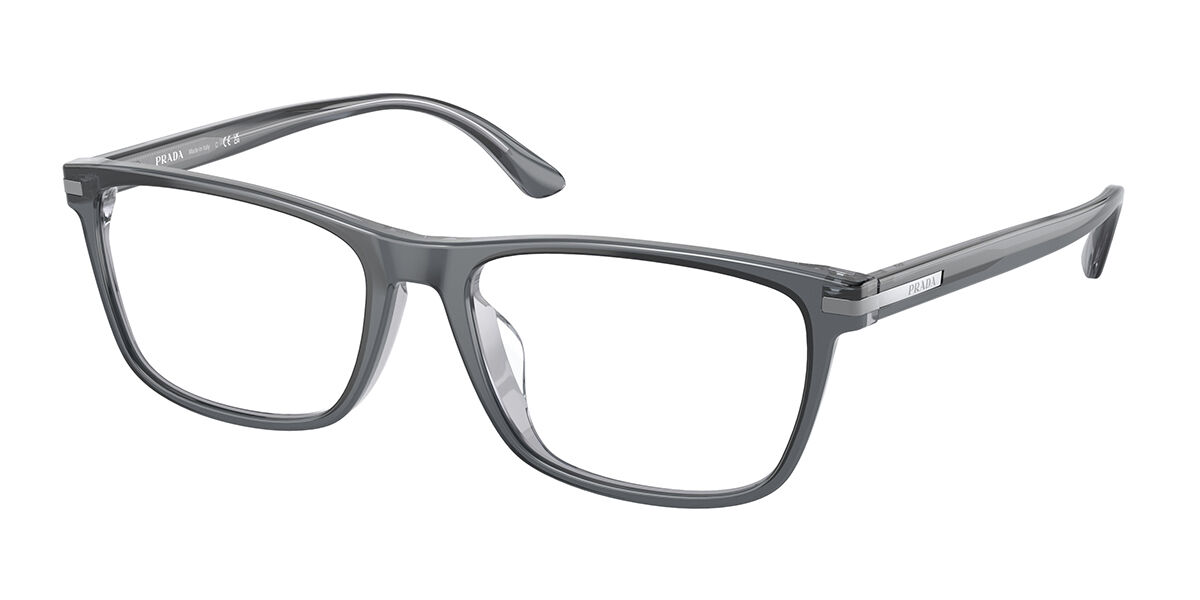 Image of Prada PR 01ZVD Formato Asiático 01G1O1 Óculos de Grau Transparentes Masculino BRLPT