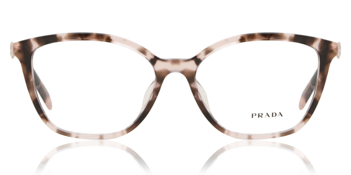 Image of Prada PR 02ZVF Ajuste Asiático ROJ1O1 Gafas Recetadas para Mujer Careyshell ESP
