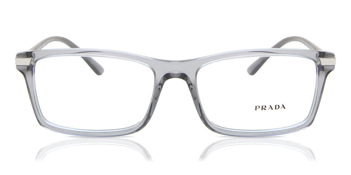 Image of Prada PR 03YV 08U1O1 56 Genomskinliga Glasögon (Endast Båge) Män SEK