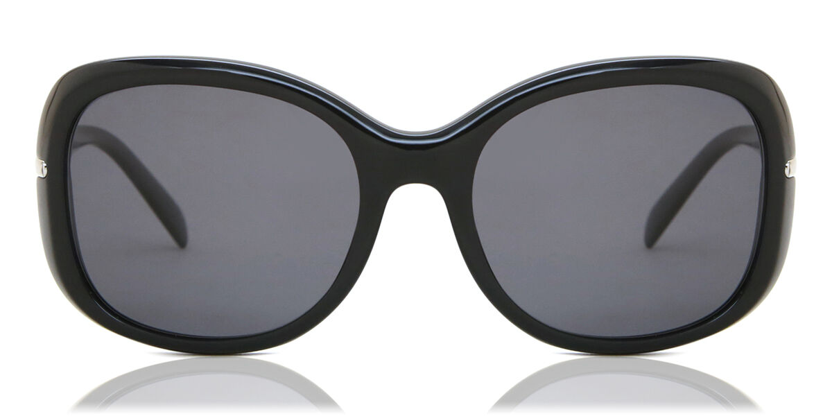 Image of Prada PR 04ZS Polarized 1AB5Z1 Óculos de Sol Pretos Feminino PRT