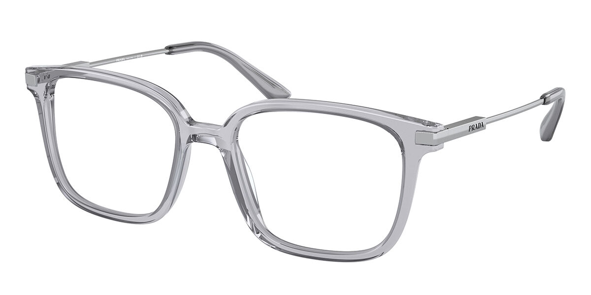 Image of Prada PR 04ZVF Formato Asiático U431O1 Óculos de Grau Transparentes Masculino BRLPT