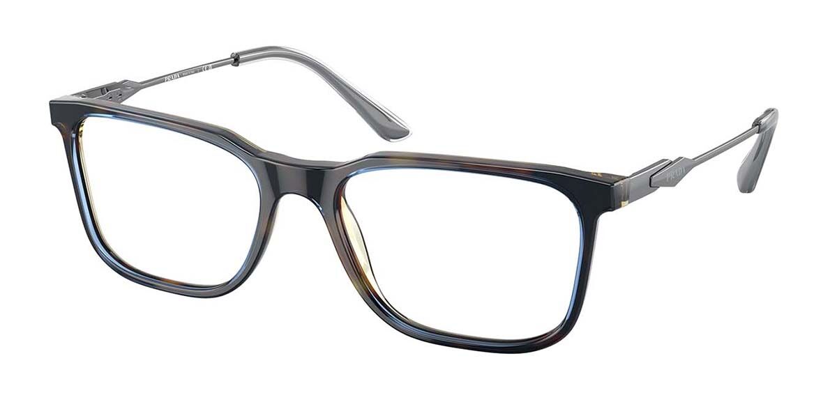 Image of Prada PR 05ZV ZXH1O1 55 Tortoiseshell Męskie Okulary Korekcyjne PL