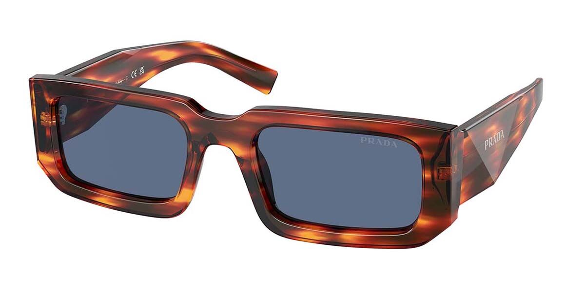 Image of Prada PR 06YS 17R06A Óculos de Sol Marrons Masculino PRT