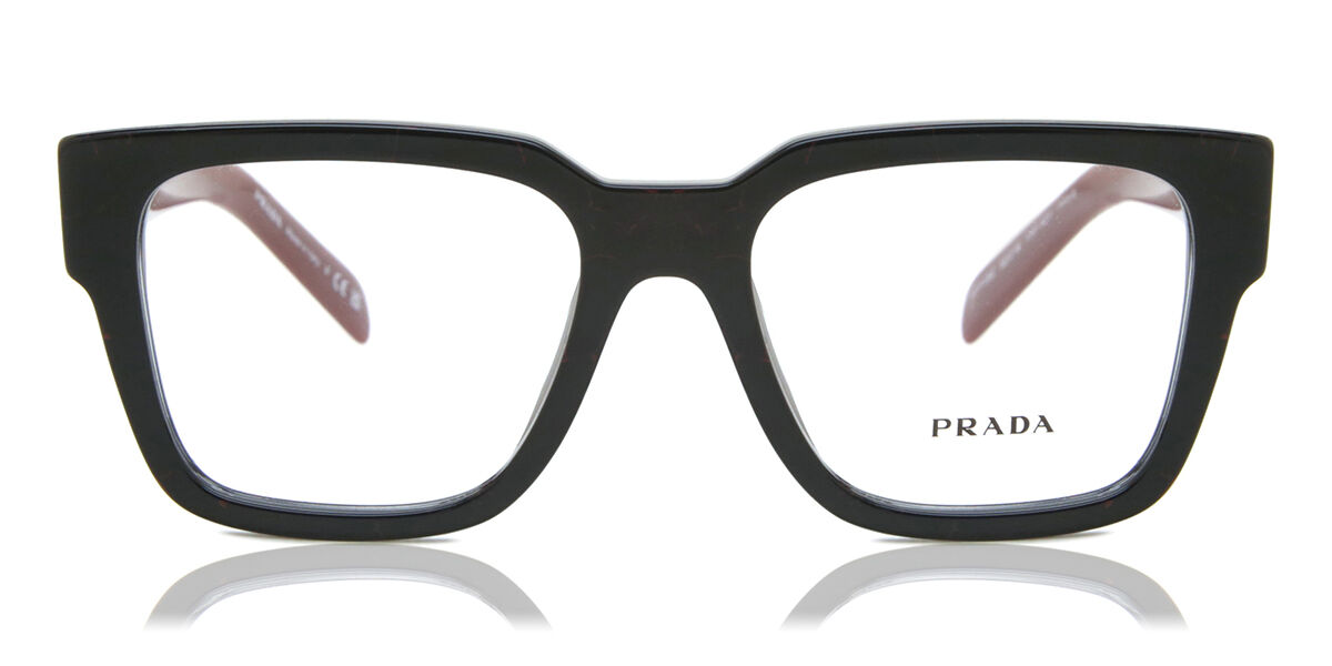 Image of Prada PR 08ZV 11F1O1 54 Czarne Męskie Okulary Korekcyjne PL