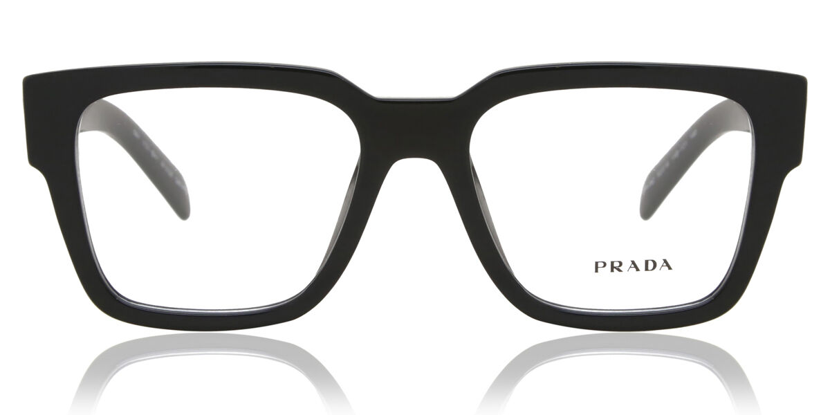 Image of Prada PR 08ZV 1AB1O1 Óculos de Grau Pretos Masculino BRLPT