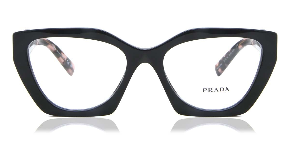 Image of Prada PR 09YV 21B1O1 Óculos de Grau Pretos Feminino PRT