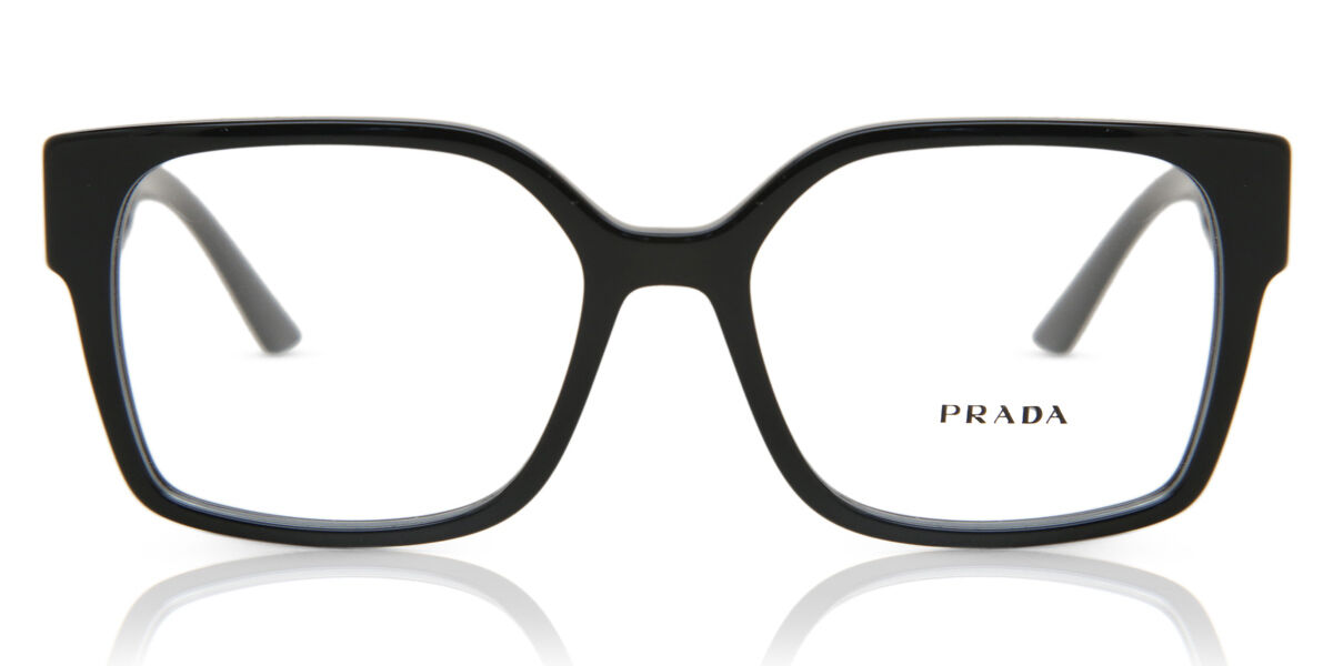 Image of Prada PR 10WV 1AB1O1 Óculos de Grau Pretos Feminino BRLPT